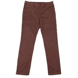 American Eagle Outfitters Slim Fit Chino Pants‎ Mens 31 Extreme Flex Washed Plum